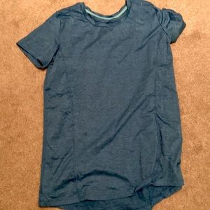Blue dry fit top